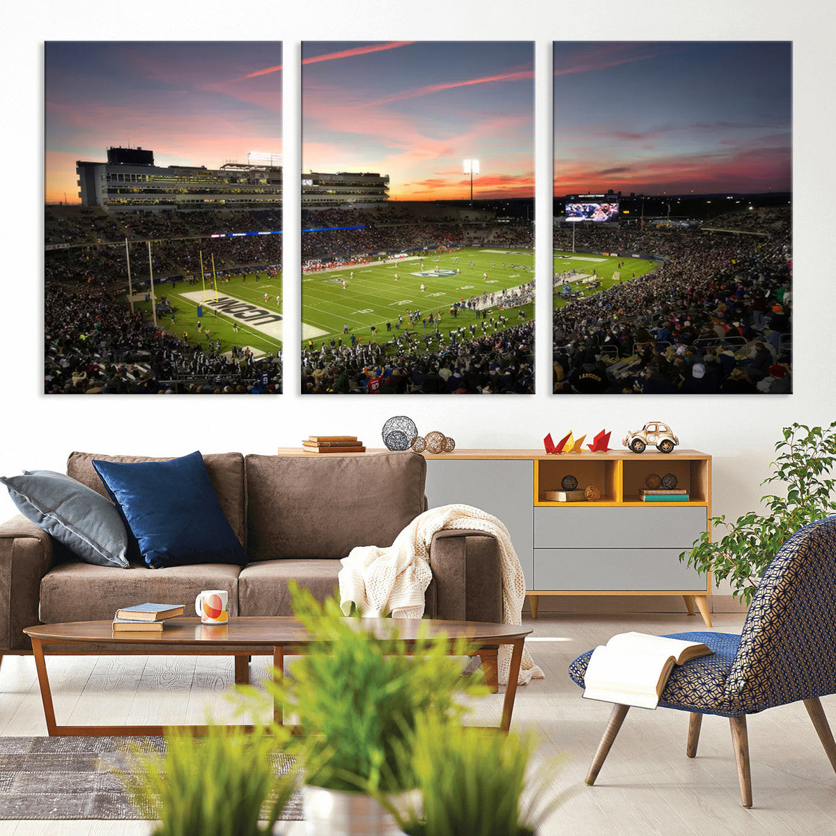 The University of Connecticut UCONN Huskies Football Team