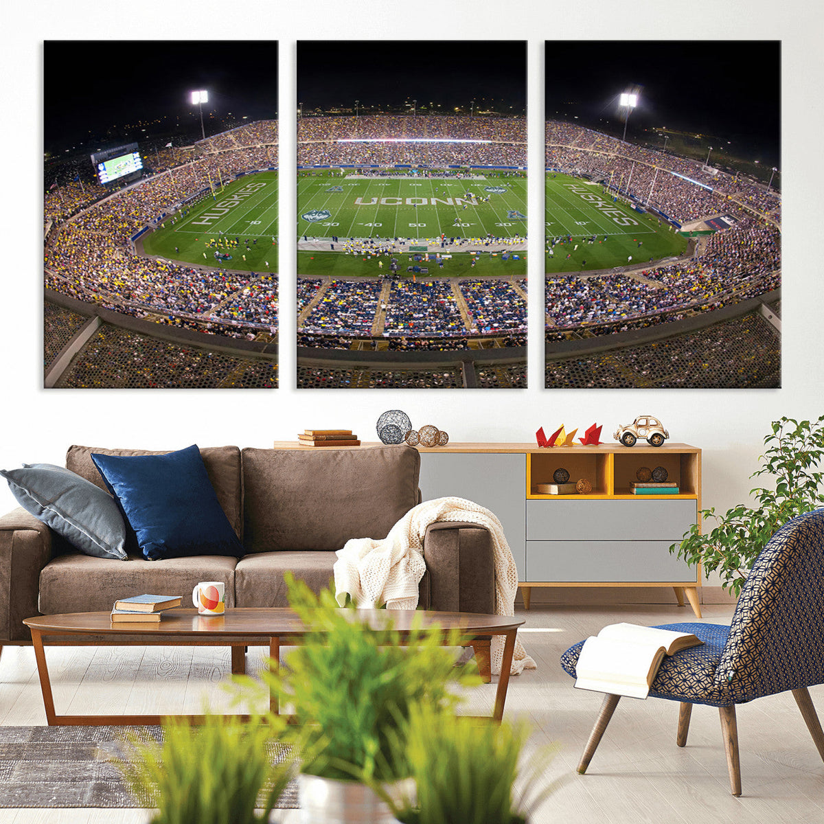 The University of Connecticut UCONN Huskies Football Team