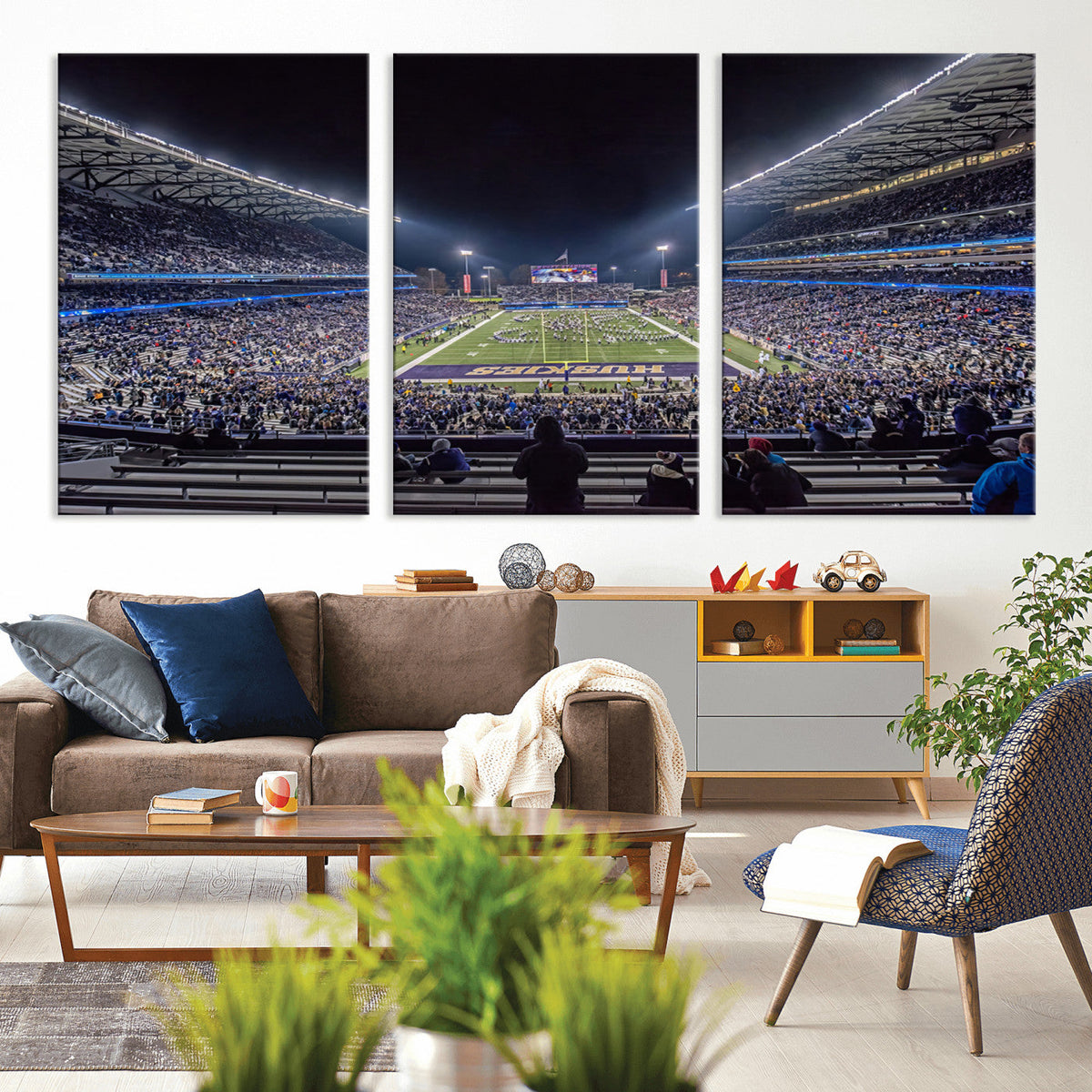 The University of Washington Huskies Football Team Print -