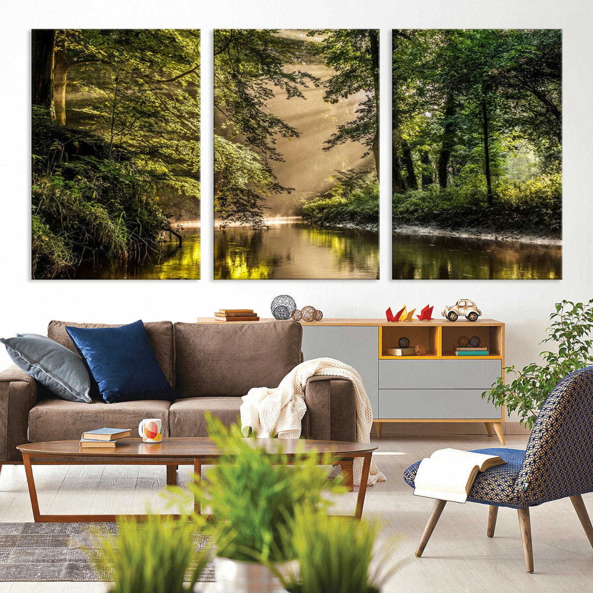 Forest Wall Art Print | River Landscape Wall Art | Perfect