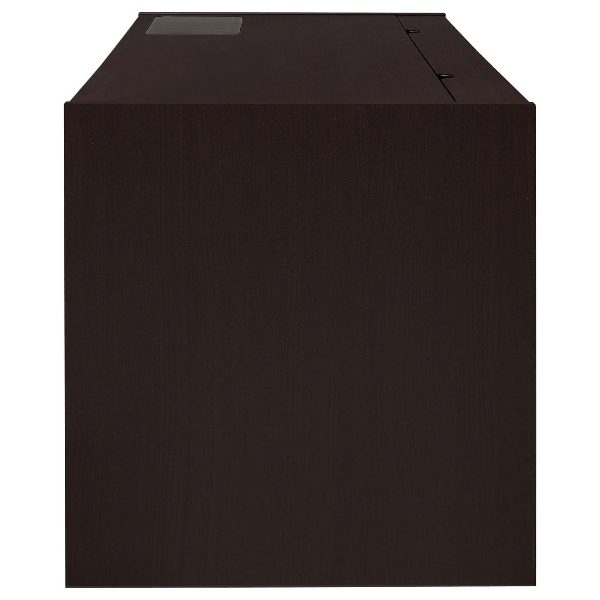 Halston - 3 Drawer Office Computer Desk With Keyboard Tray - Cappuccino