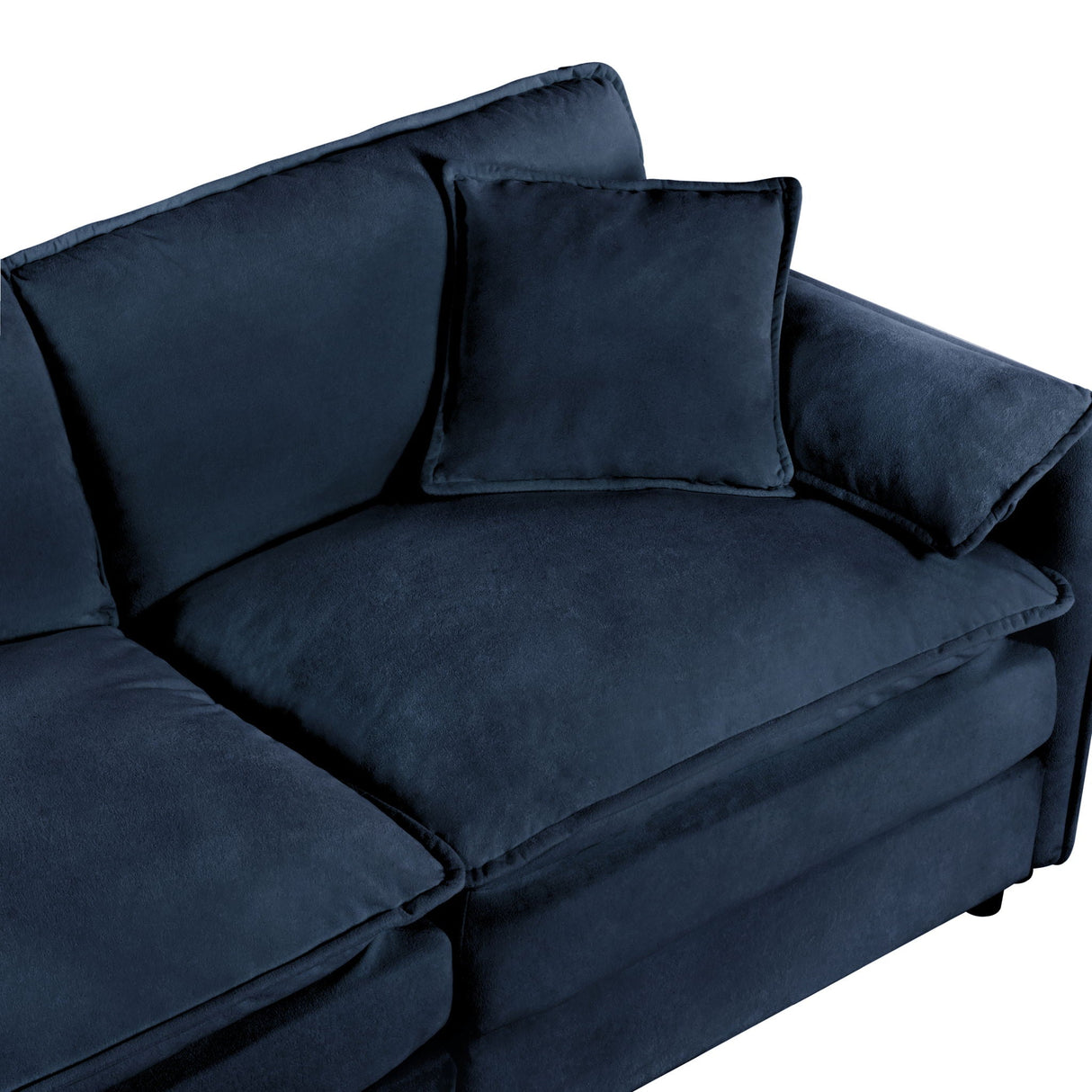 Modern Oversized Loveseat Sofa With Deep Seat And Diy Combination