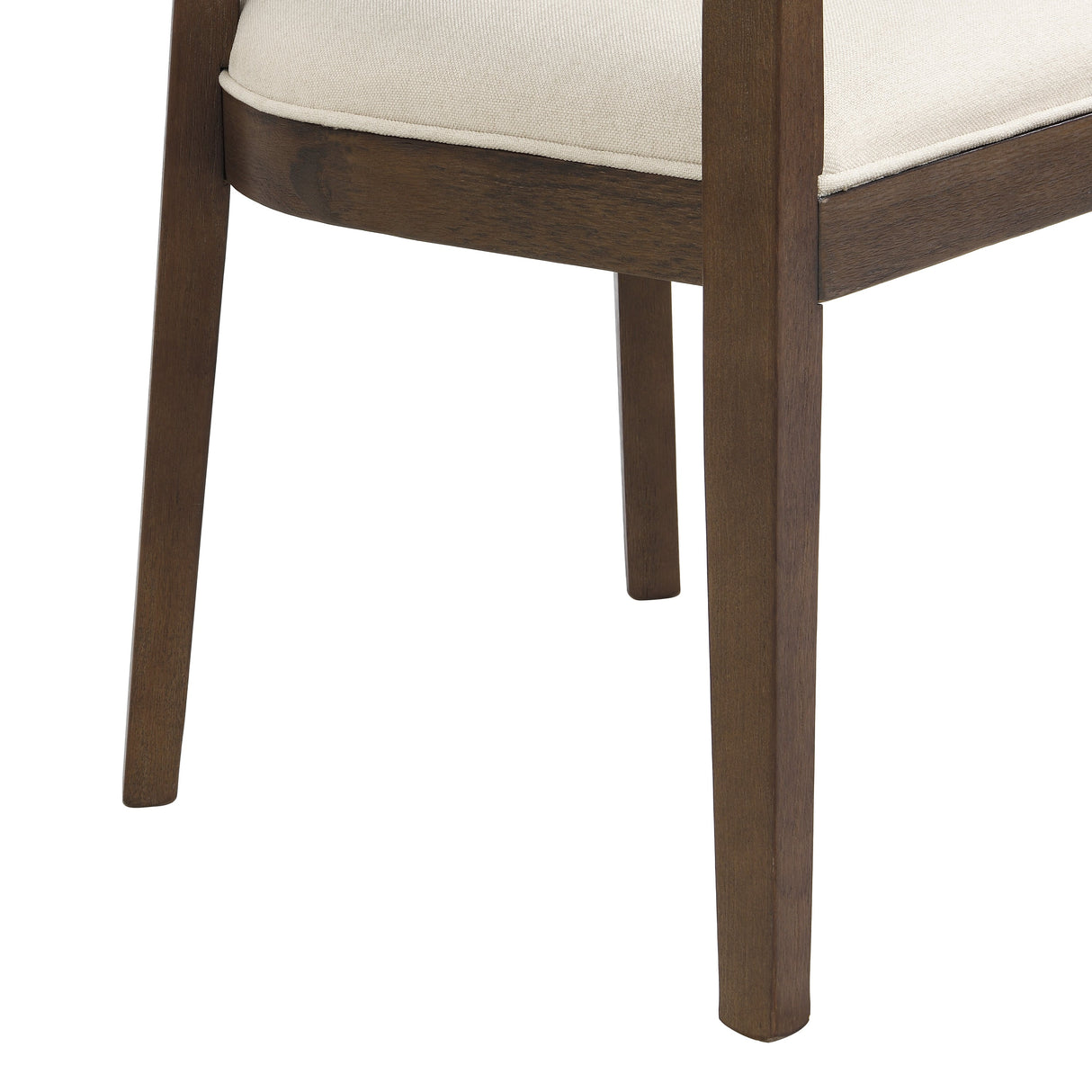 Barrel Dining Chair with Rattan Back, Set of 2