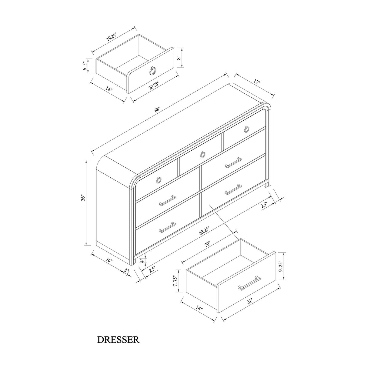Malco - 5 Piece Bedroom Set