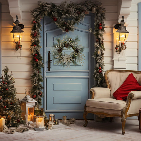 Christmas-Wreath-20-Inch-Christmas-Door-Decorations-Wreath-with-Warm-Lights-Wreaths-&-Garlands