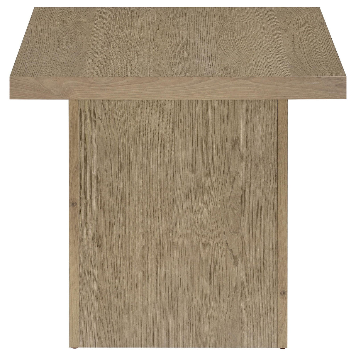 Devar 3-piece Square Cocktail Coffee End Table Set Latte
