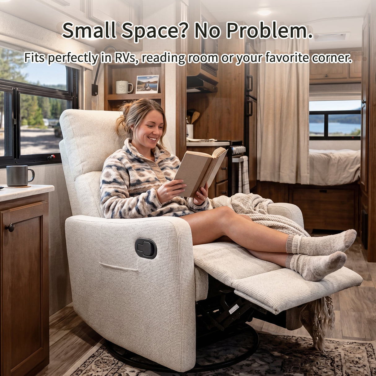 Manual Swivel Rocker Recliner Chair