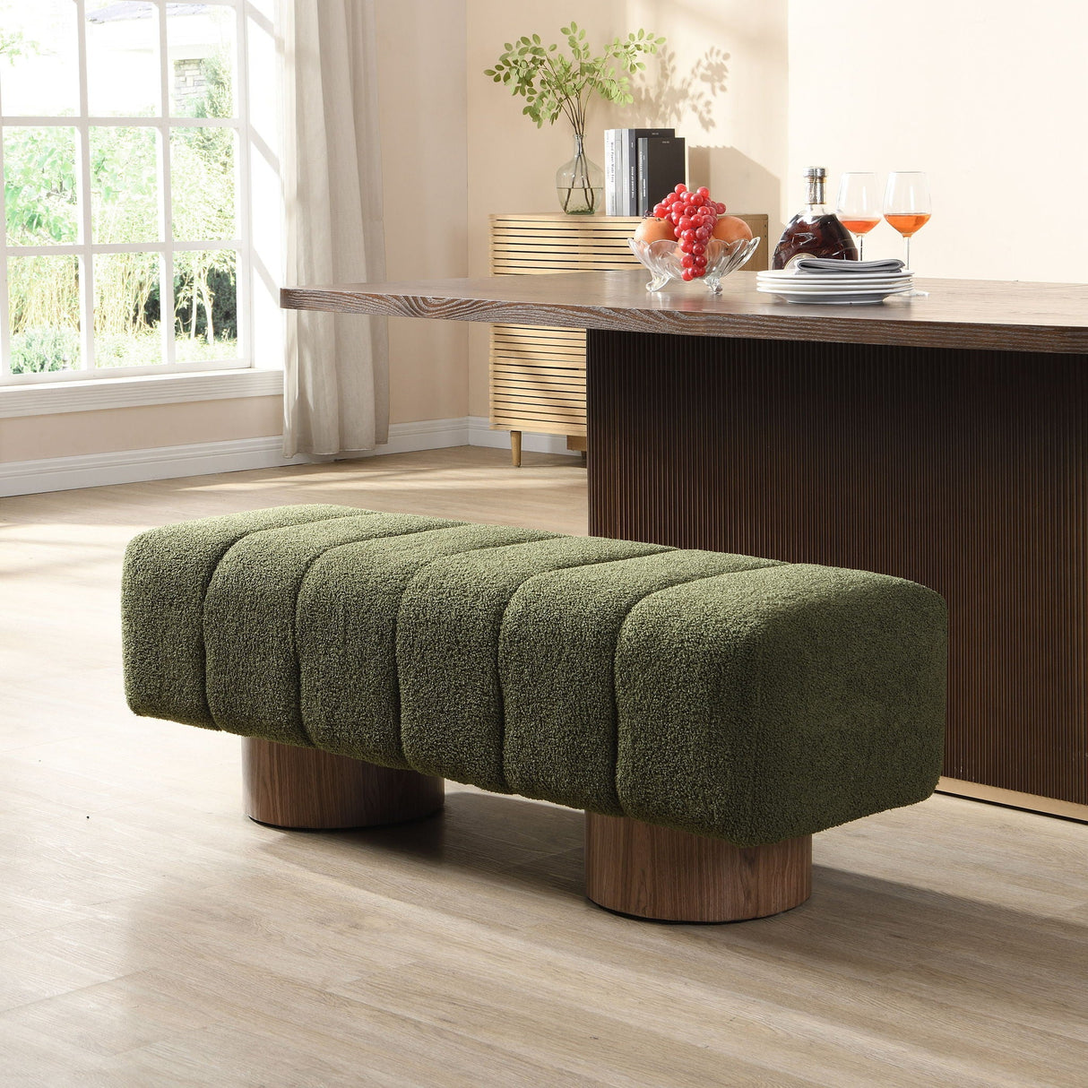 Upholstered Dining Bench for Dining Room