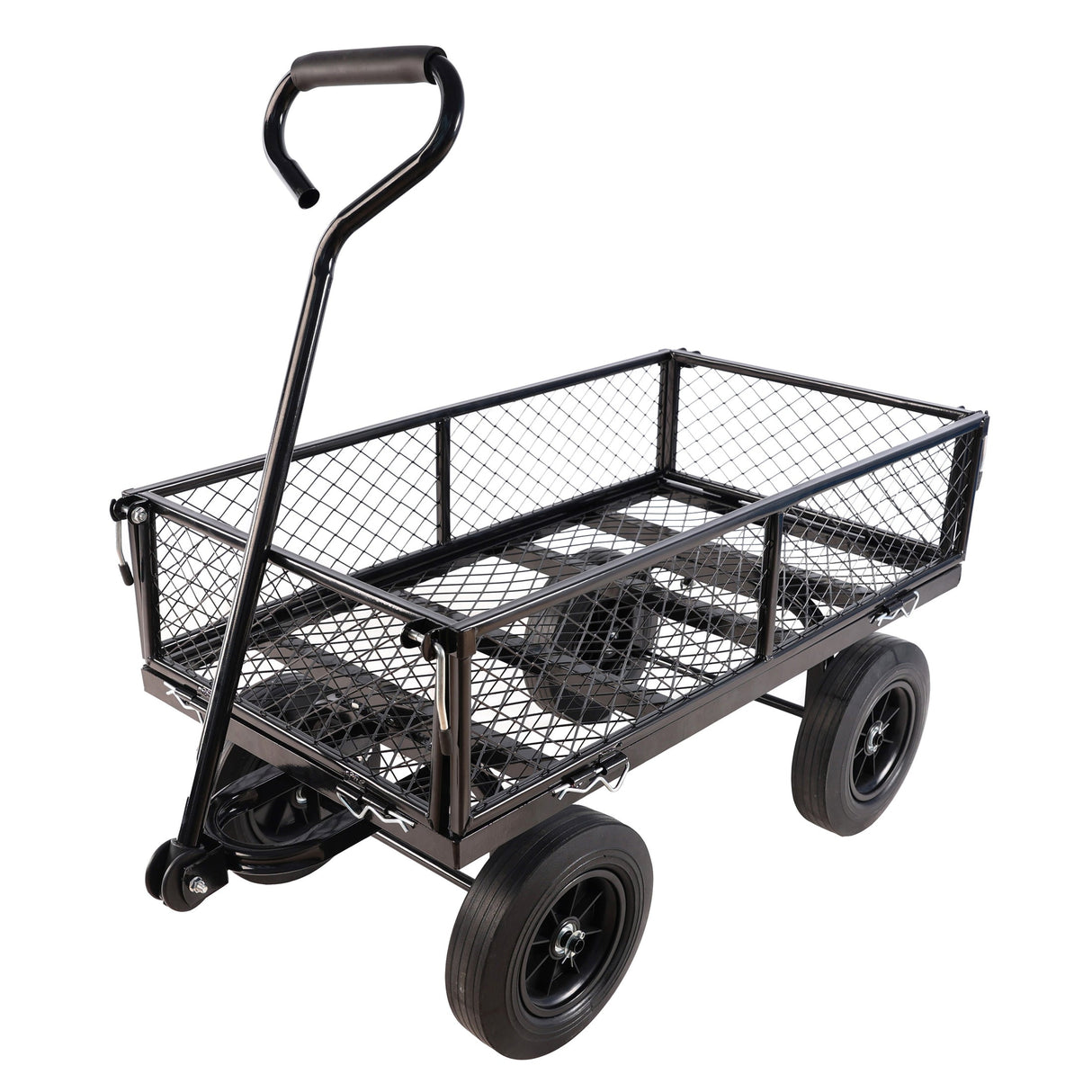 Solid Wheels Garden Cart Wagon