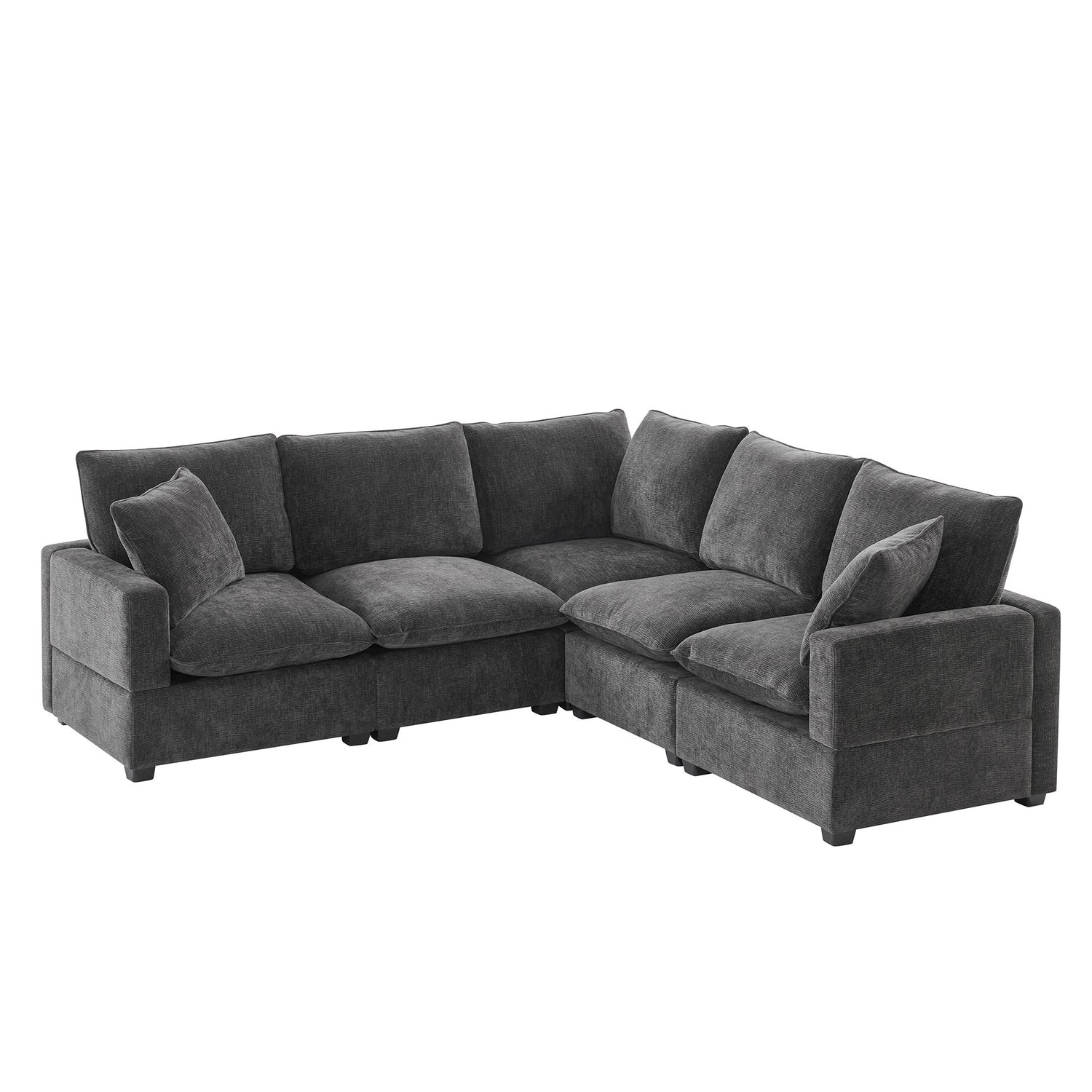 The Katherine Customizable Modular Chenille Sectional