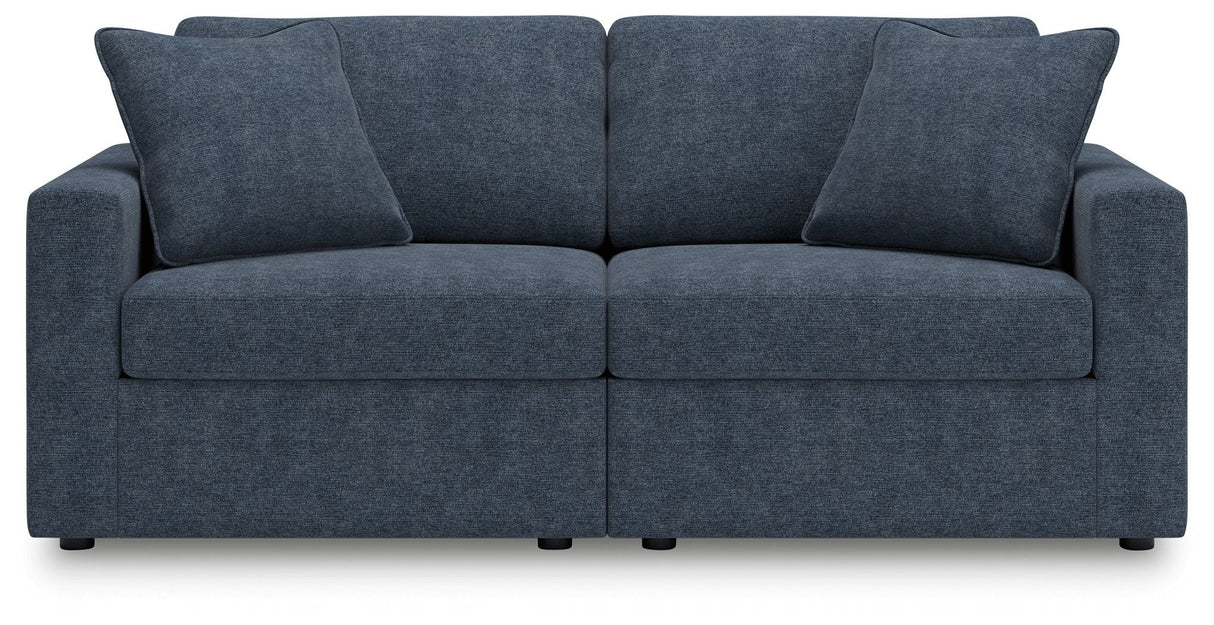 Modmax - 2-Piece Sectional Loveseat - Fabric - Ink