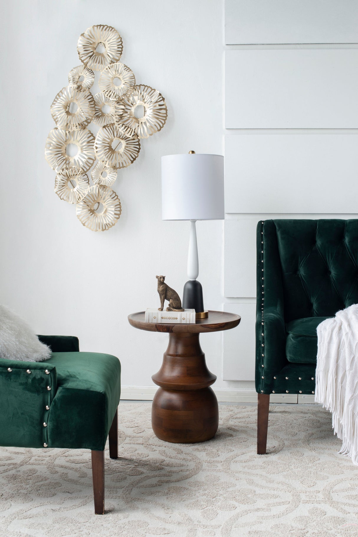 Teardrop Silhouette Table Lamp