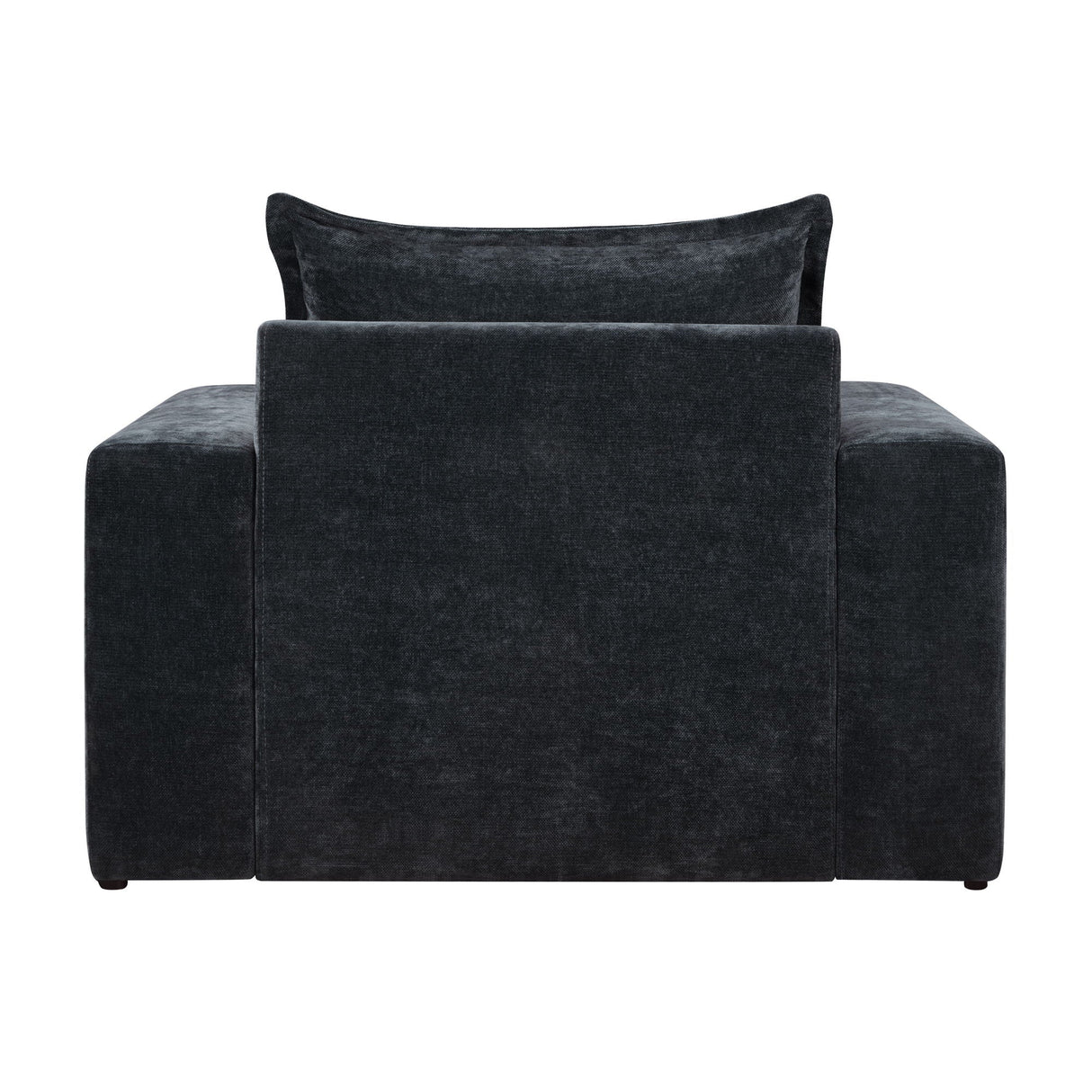 Upholstered Accent Chair With Wide Armrests And Ergonomic Back Support