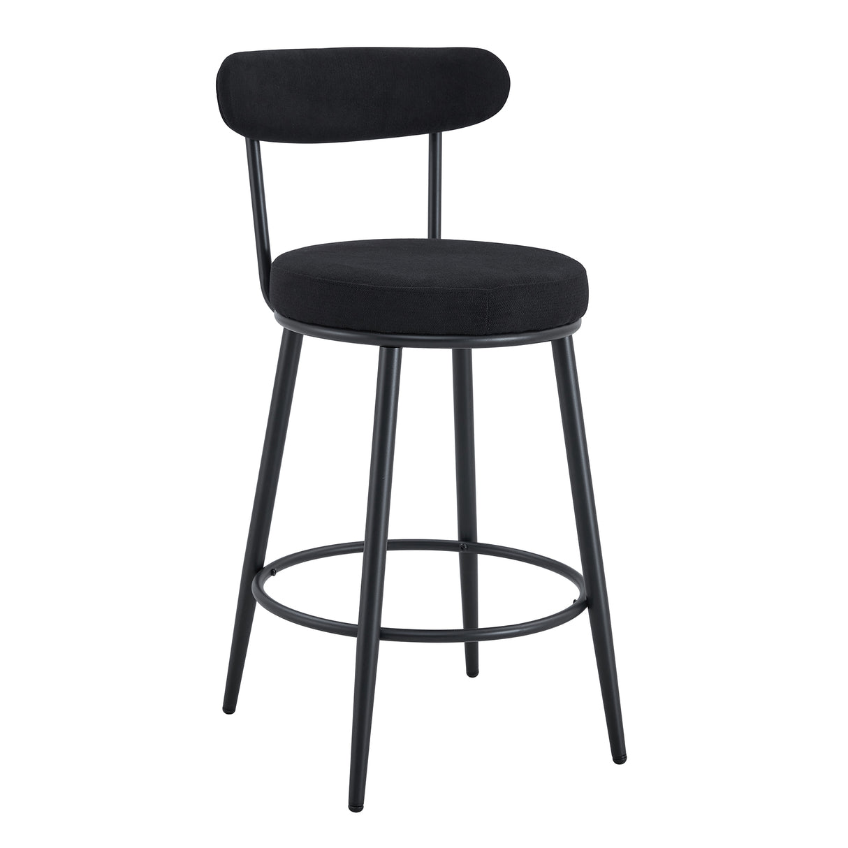 Stylish Ergonomic Bar Chairs, 35.5 Inches High, Set of Two