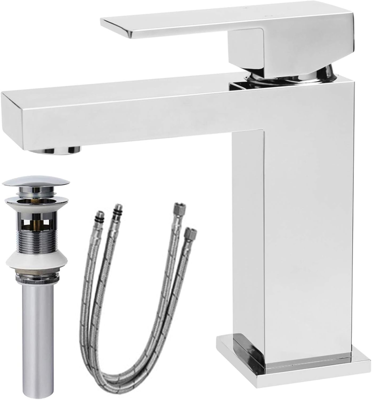 Modern Chrome Bathroom Sink Faucet