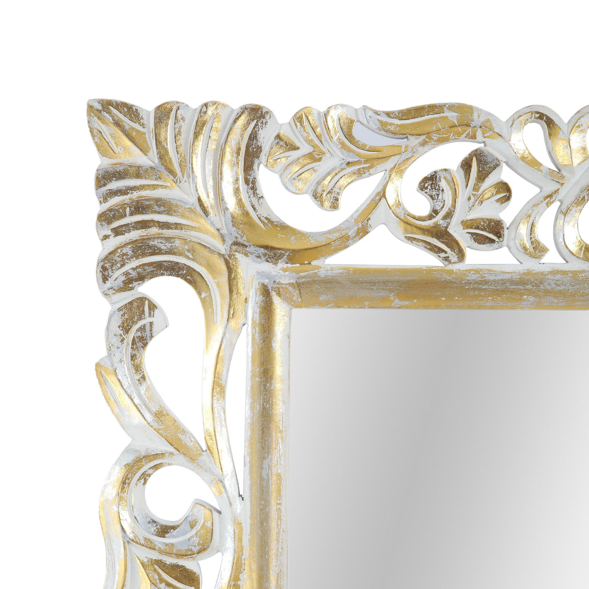 Rectangle Carved Mirror
