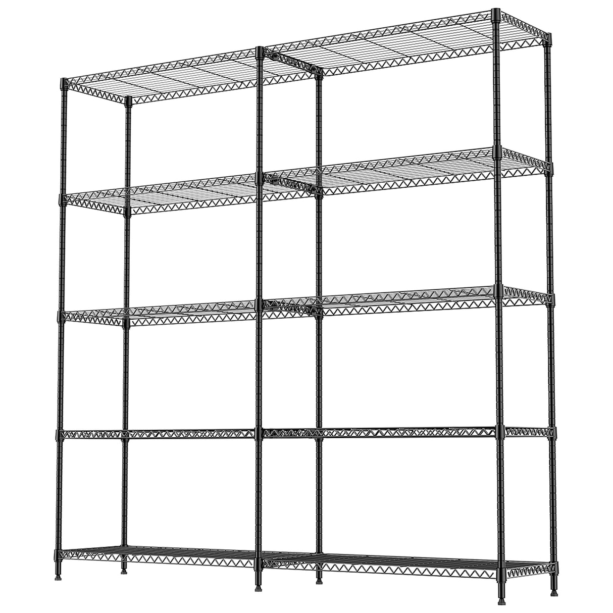 5 Tiers Adjustable Heavy Duty Metal Storage Shelves