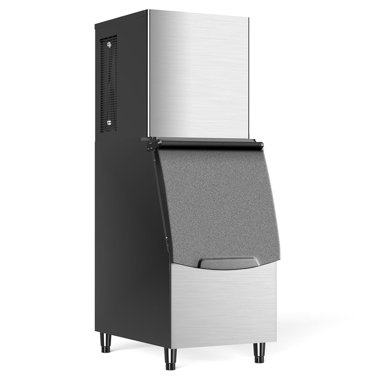 Commercial Ice Maker Machine, 661lbs/24h with Storage Bin
