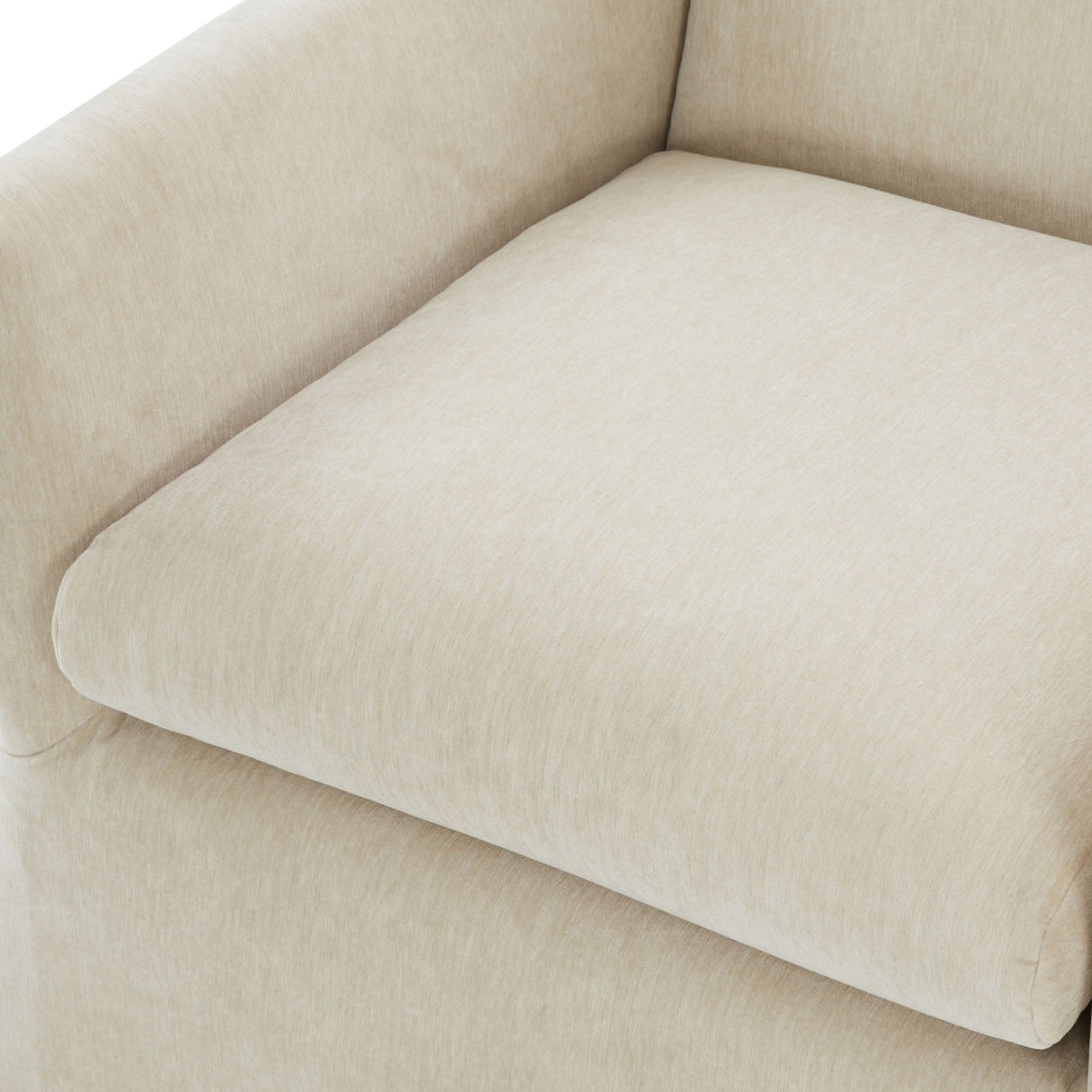 Luisa - Skirted Swivel Accent Chair