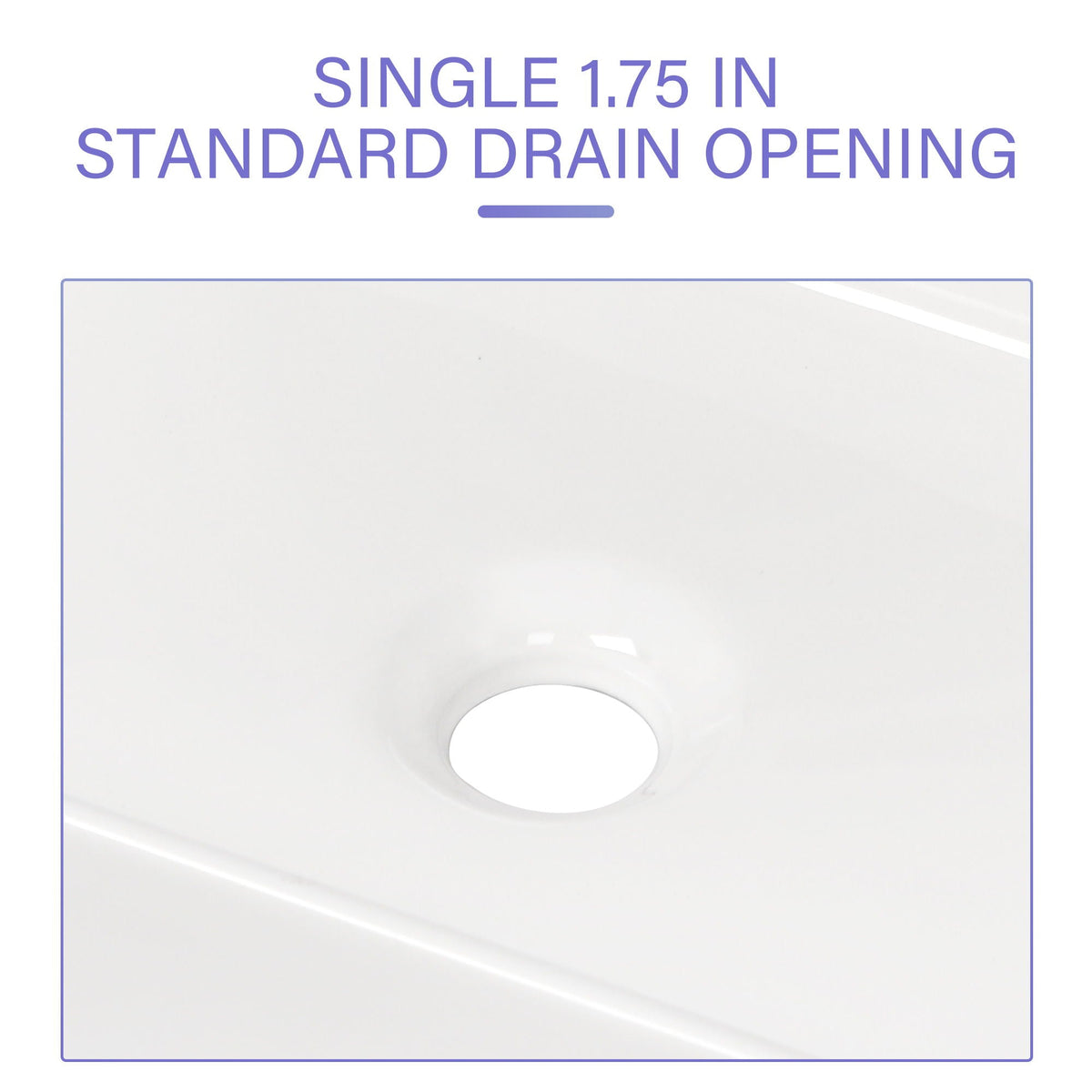 Modern European Design Ceramic Rectangular Vessel Bathroom Sink