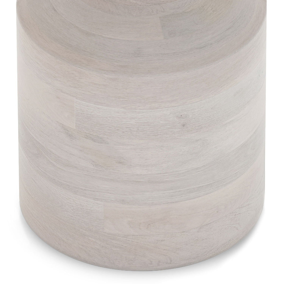 Handcrafted Wooden Accent Table with Sculptural Design - Multiple Colors