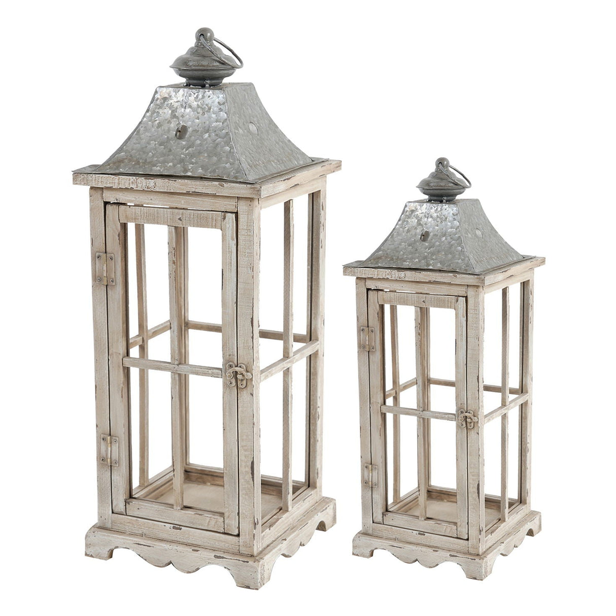 Wooden Candle Lantern Decorative Hurricane Lantern Holder