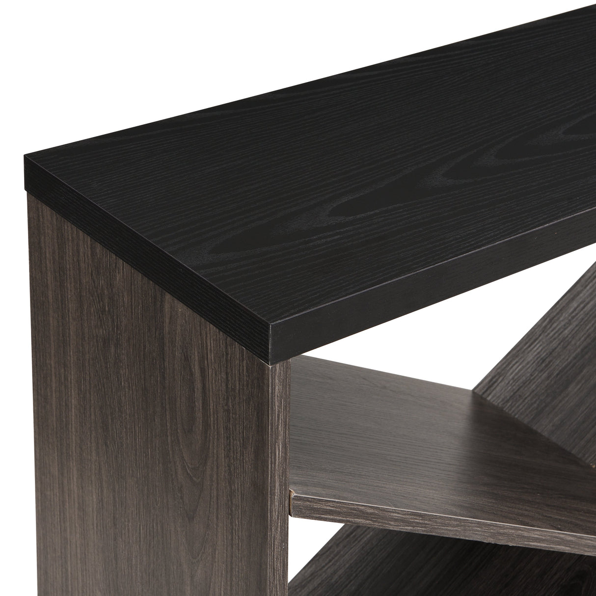 Modern X-Frame Console Table – Elegant Entryway and Office Storage