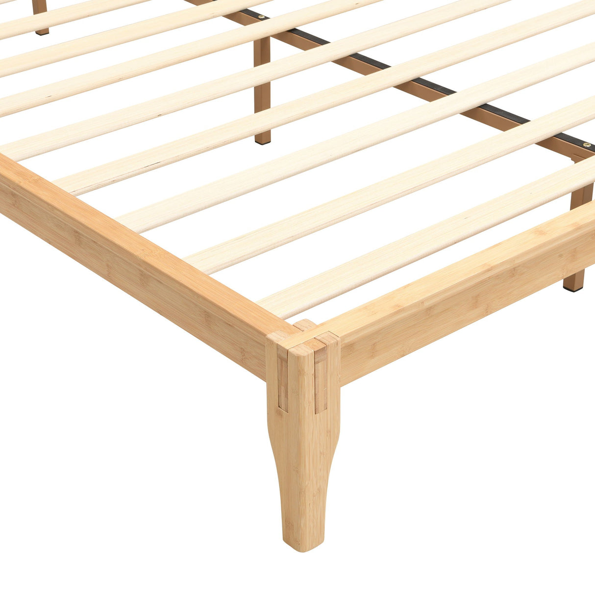 Platform Bed With Metal Support