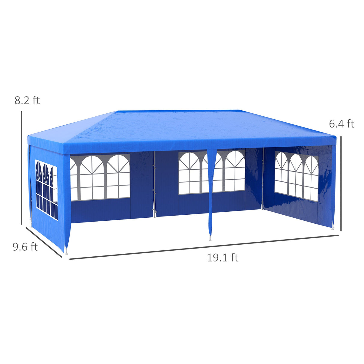 Outsunny 9.6' x 19' Large Party Tent