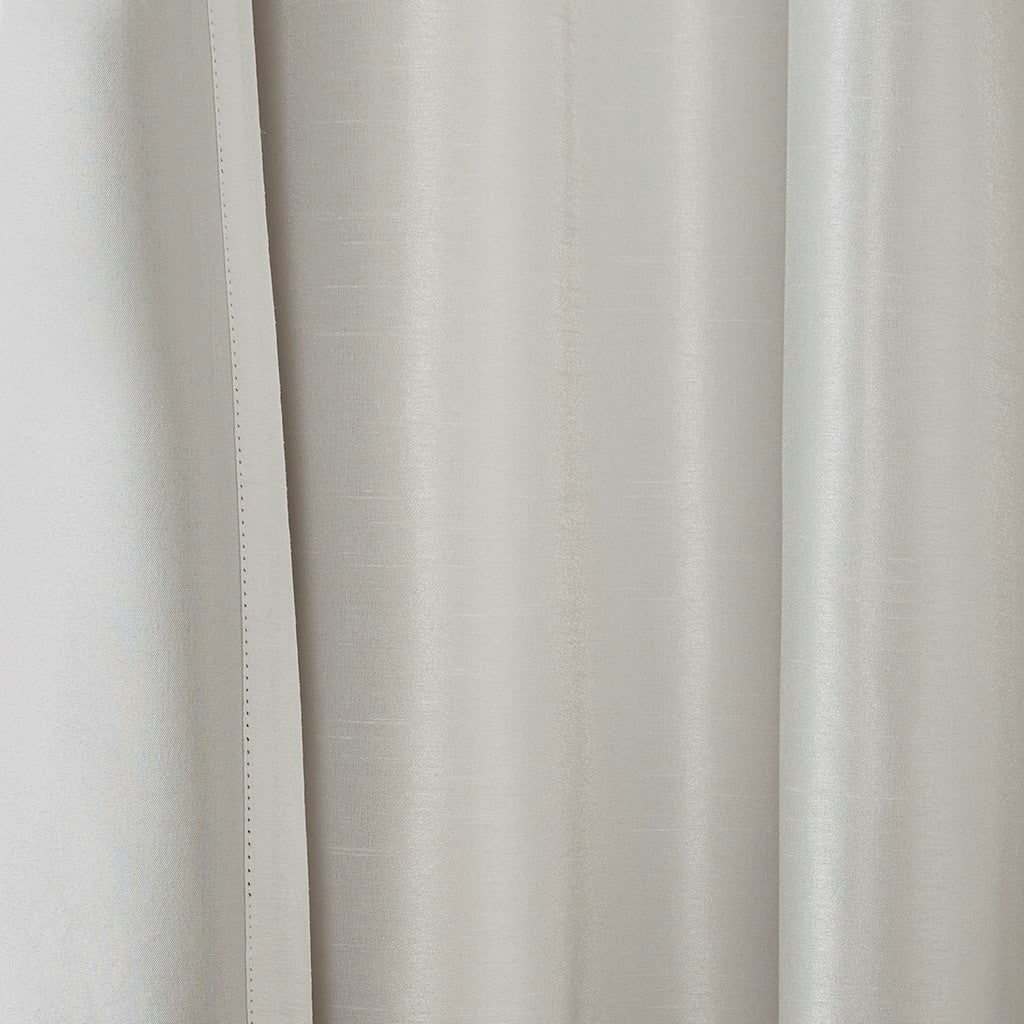 Twist tab total blackout window curtain panel white 50x95" blackout