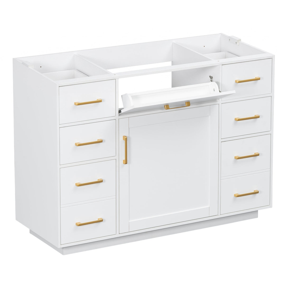 48" Bathroom Vanity without Sink, Cabinet Base Only