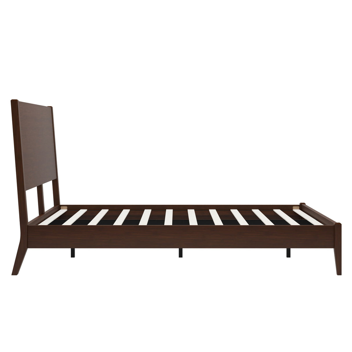 Modern Sled Platform Bed Frame With Slats
