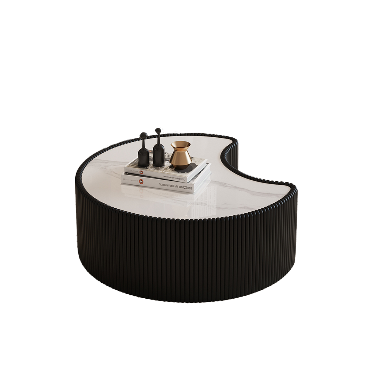 Light Sintered Stone Top Coffee Table