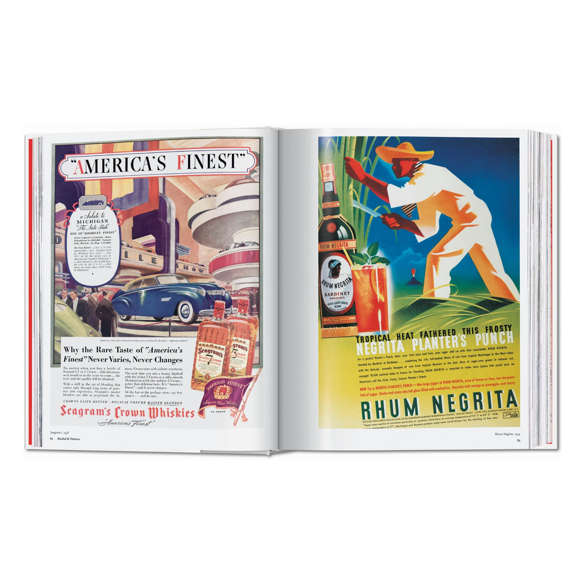 All-American Ads of the 30s (German, French, English)