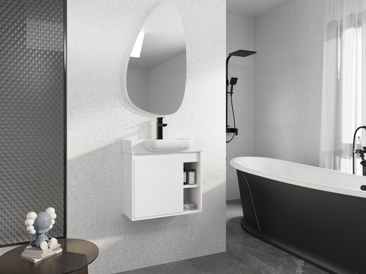 24'' Wall-Mounted Bathroom Vanity