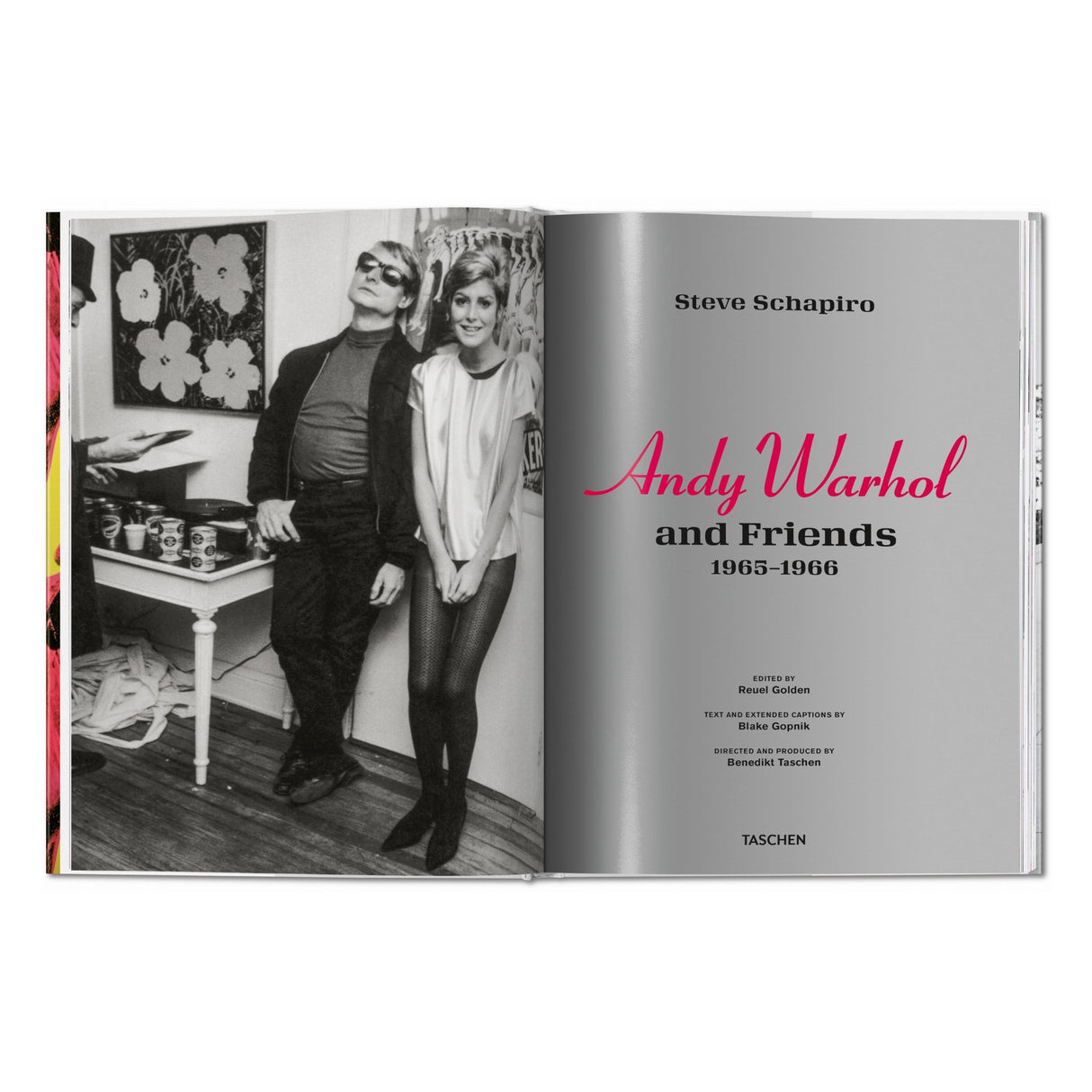 Steve Schapiro. Andy Warhol and Friends (English)