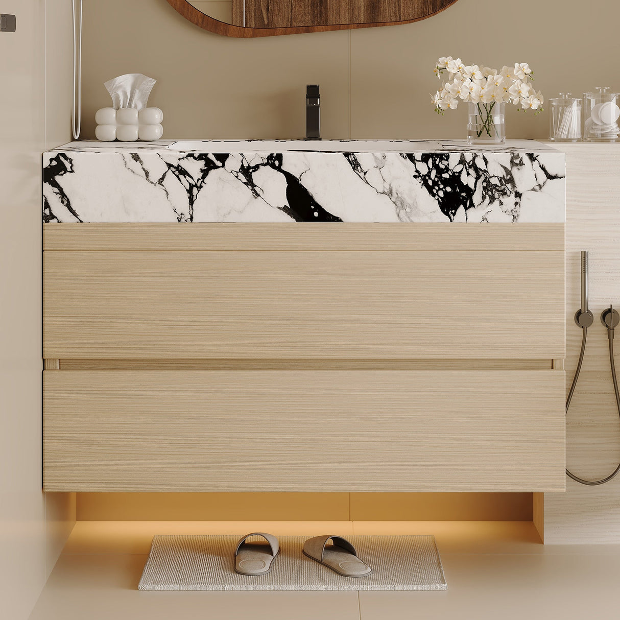 29.9" Modern Floating Bathroom Vanity