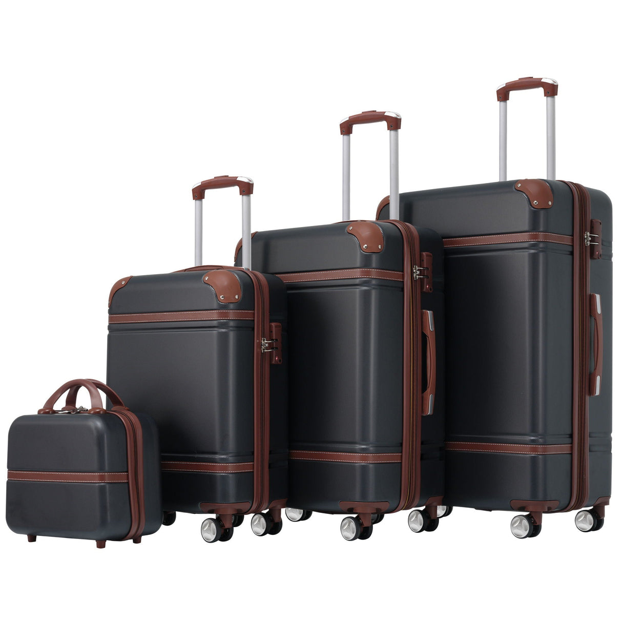 Hardshell Luggage Sets 4 Pieces 20" / 24" / 28" and Cosmetic Case