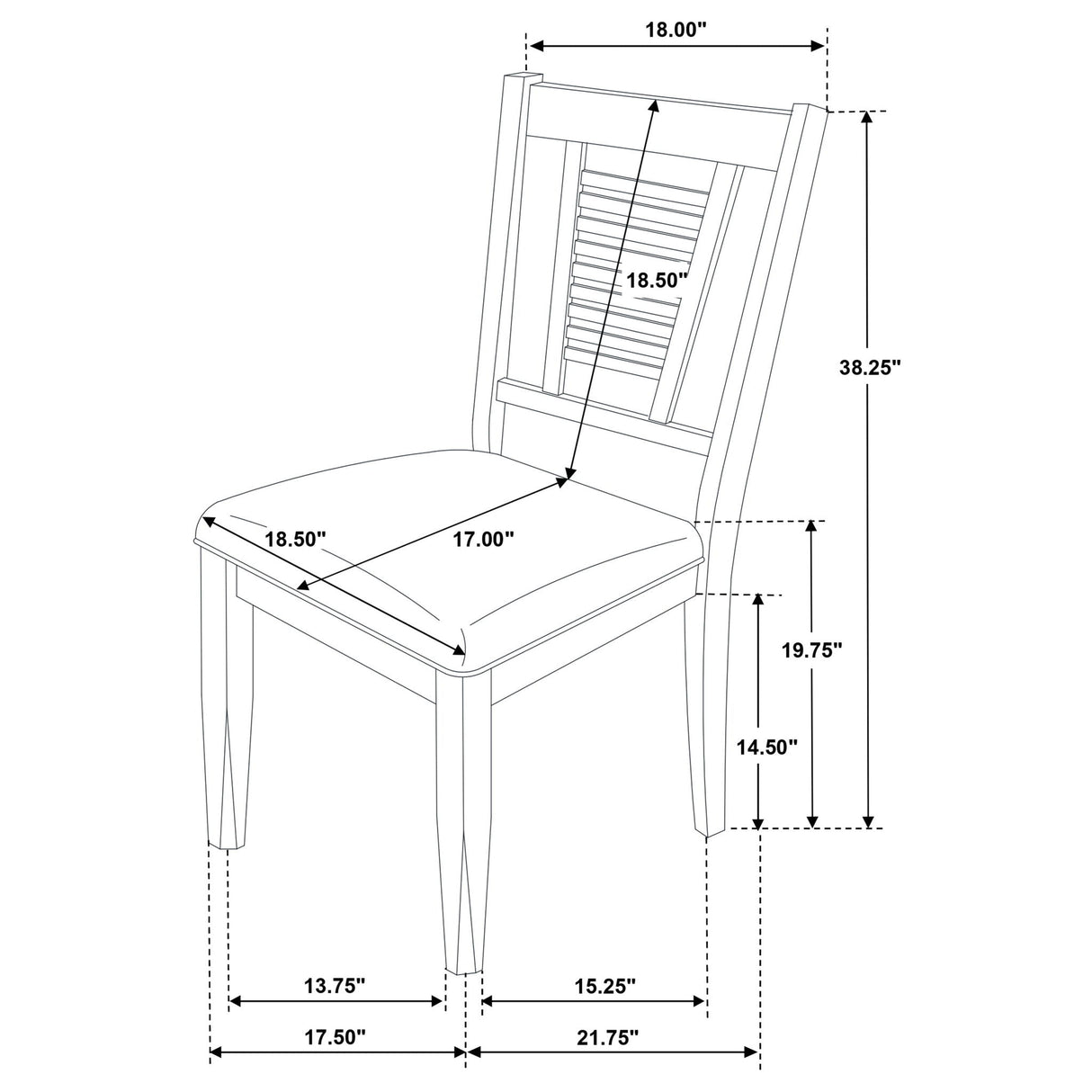 Pratto - Dining Side (Set of 2) - White