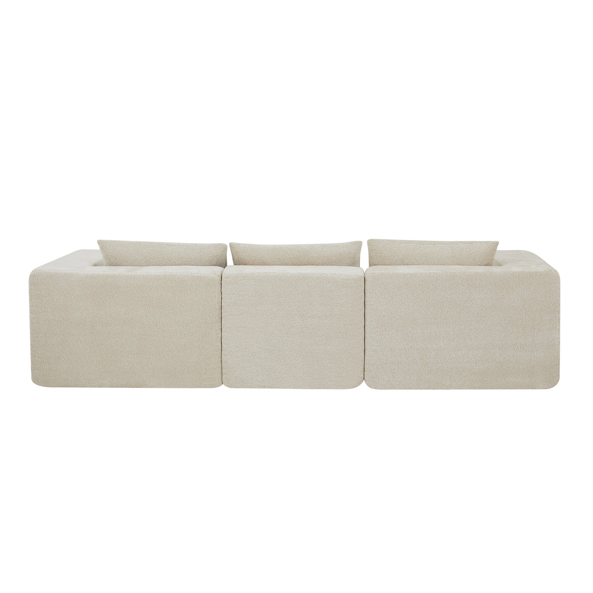 107" Compressed Sectional Sofa (Khaki)
