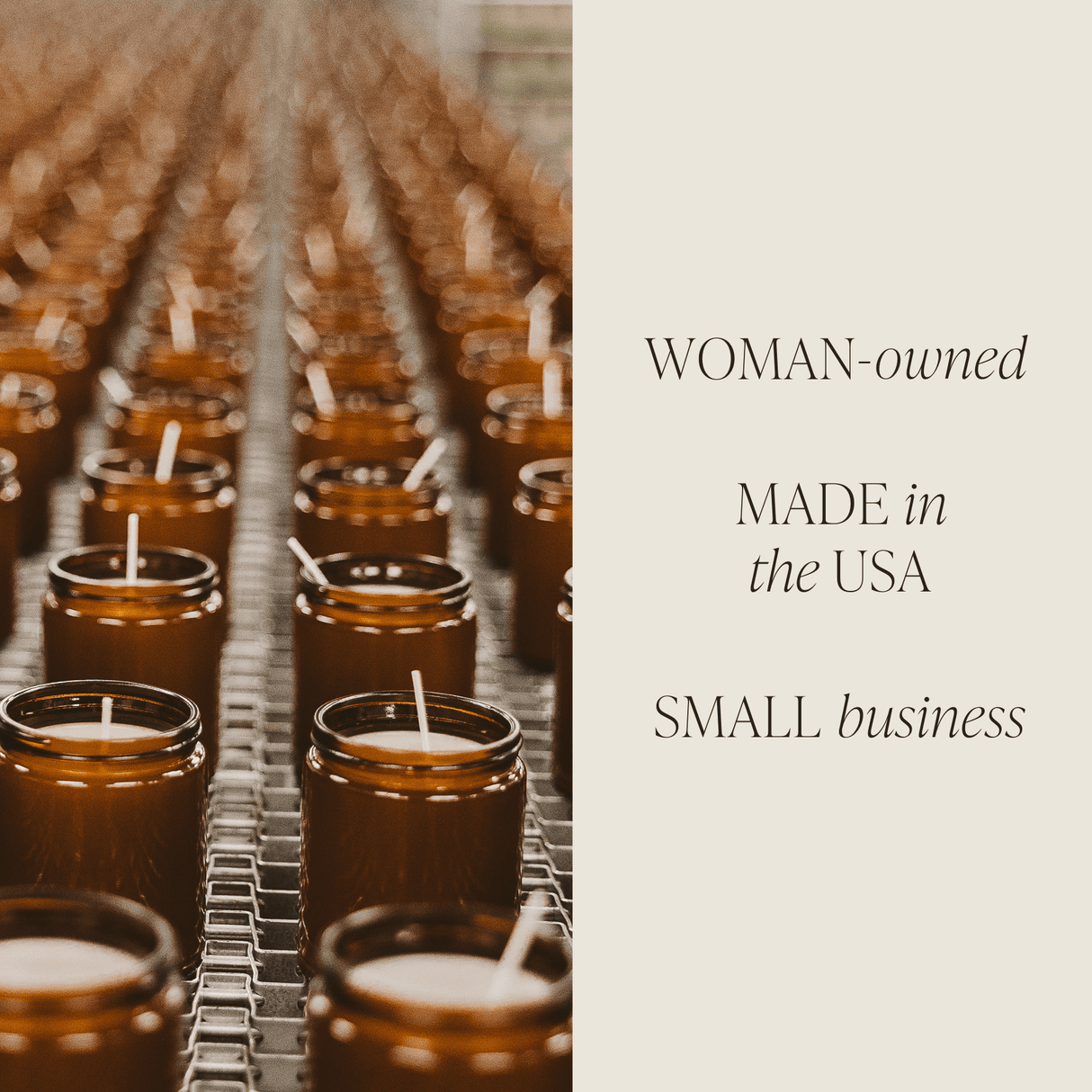 Driftwood and Mahogany Soy Candle - Amber Jar - 9 oz