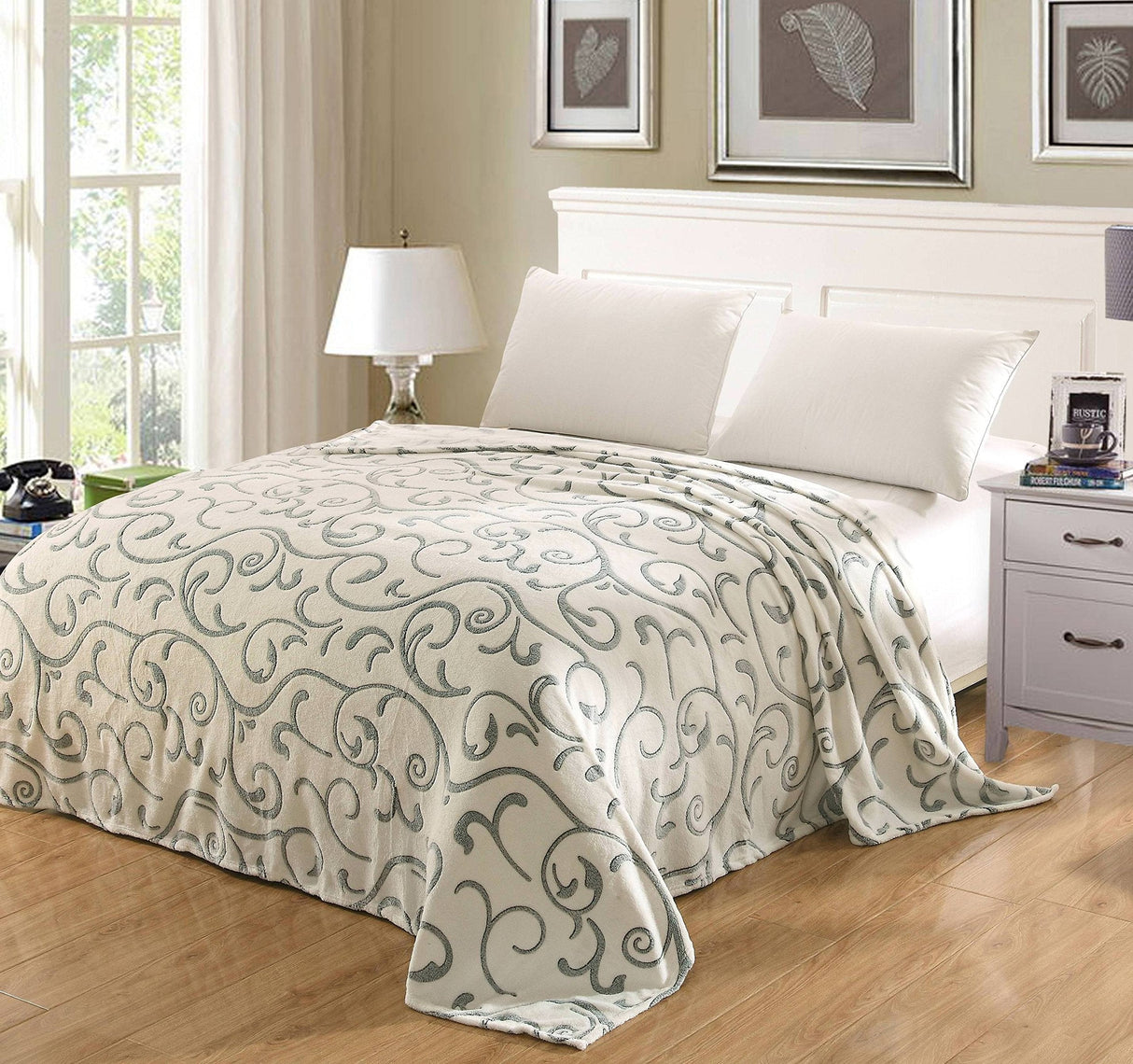 Faith, Hope, Love Home Decor Essentials Cameo Microplush Blanket