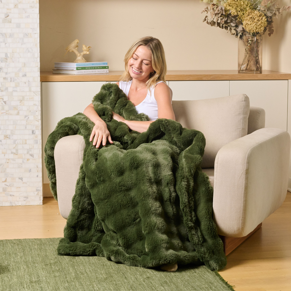 Cosmic Wave Throw Blanket