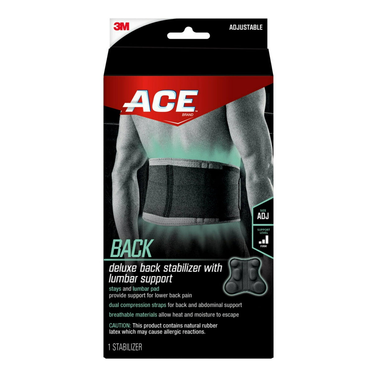 ACE Adjustable Support Braces – Choose from Knee, Ankle & Back Stabilizers