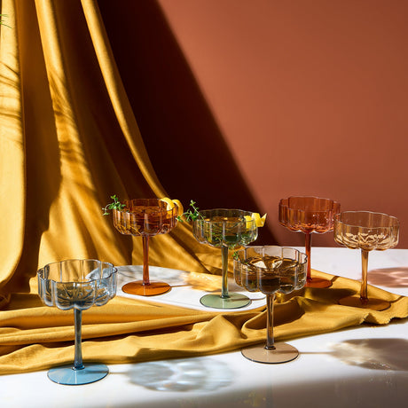 Eze-Acrylic-Champagne-Coupe-Cocktail-Glassware,-Set-of-6-Champagne-Glasses