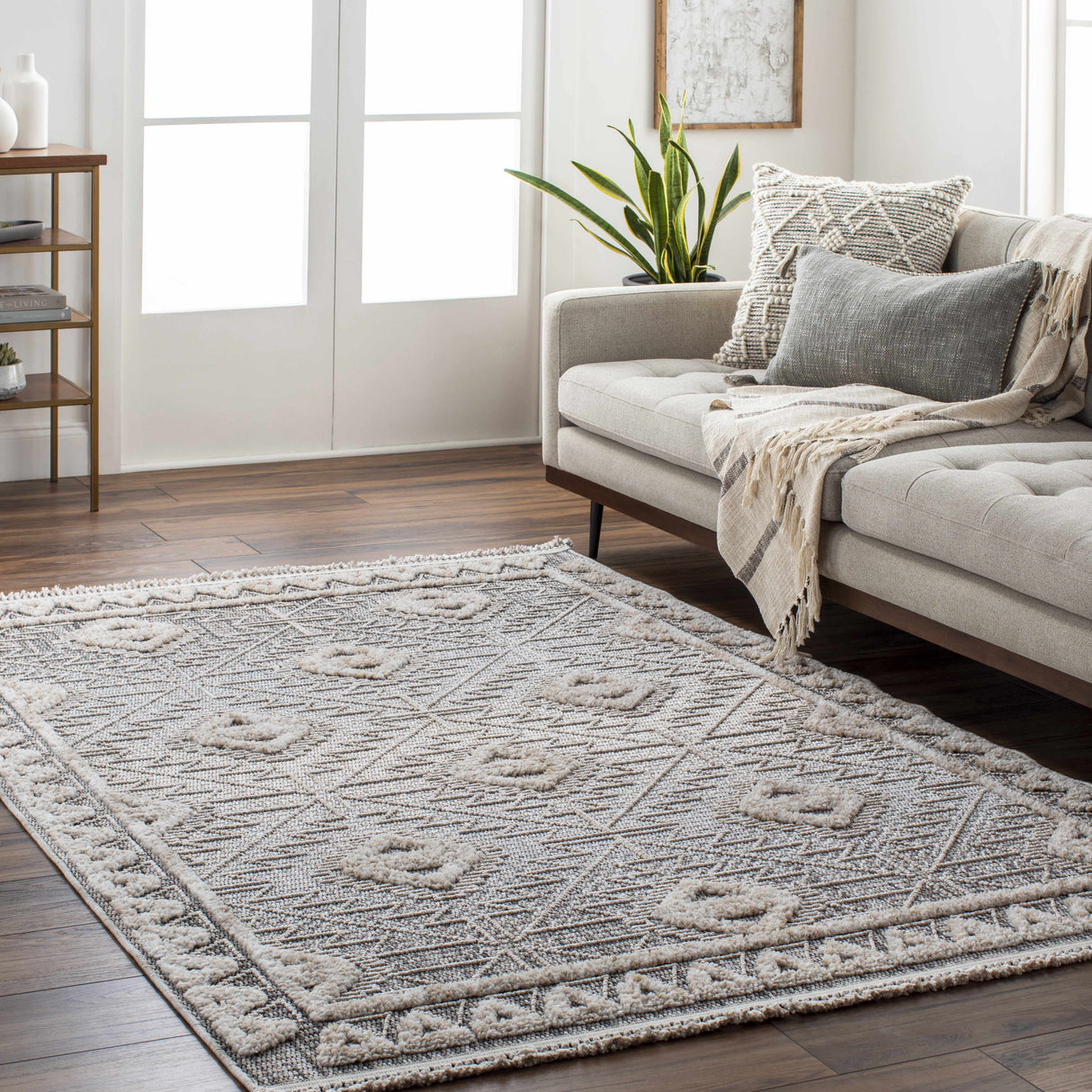 Agoo High-Low Pile Rustic Rug