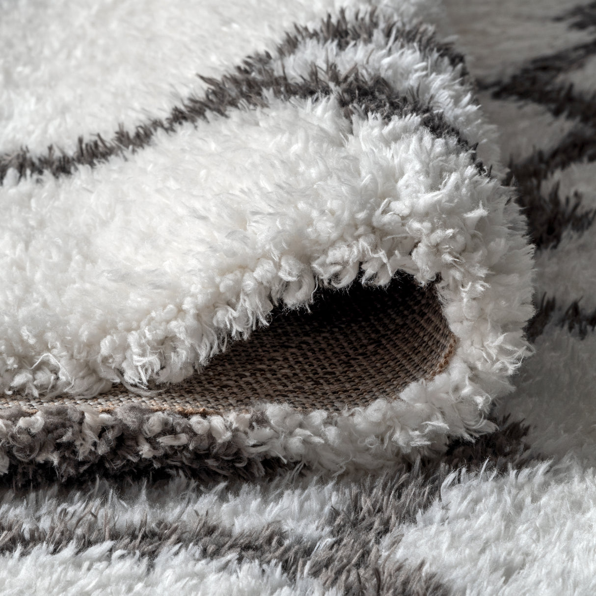 Marrakesh Shag Trellis Runner Rug