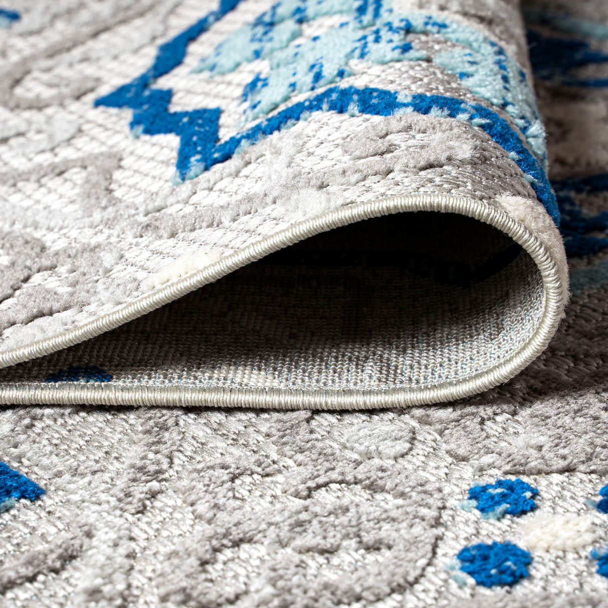 Mediterranean Medallion Square Indoor/Outdoor Area Rug