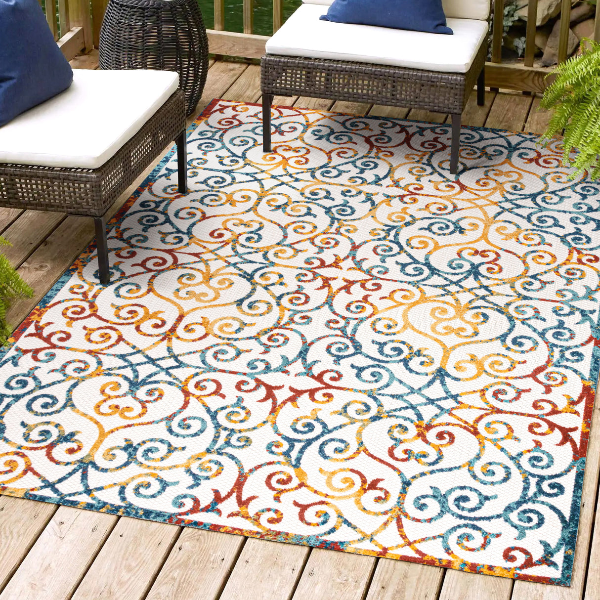 Atrani-scroll-trellis-indoor/outdoor-area-rug-Outdoor-Rugs