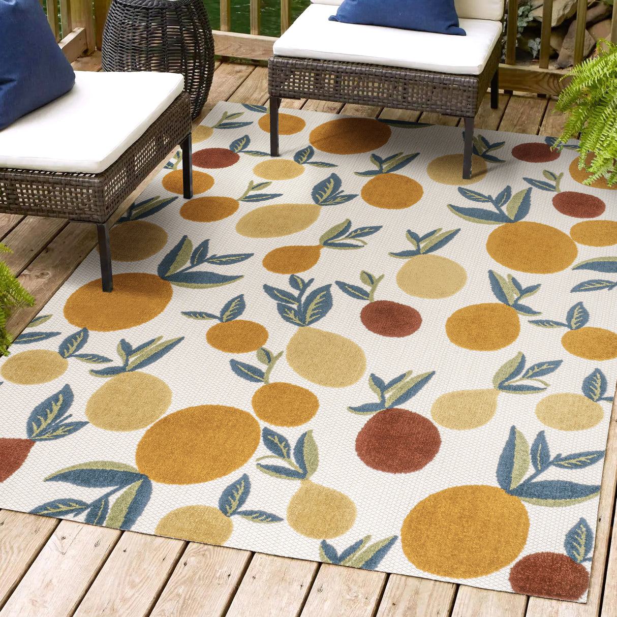 Limone-Bold-Lemon-High-Low-Indoor/Outdoor-Area-Rug-Area-Rugs